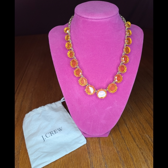 J. Crew Jewelry - J. Crew Yellow Faceted Stone Necklace